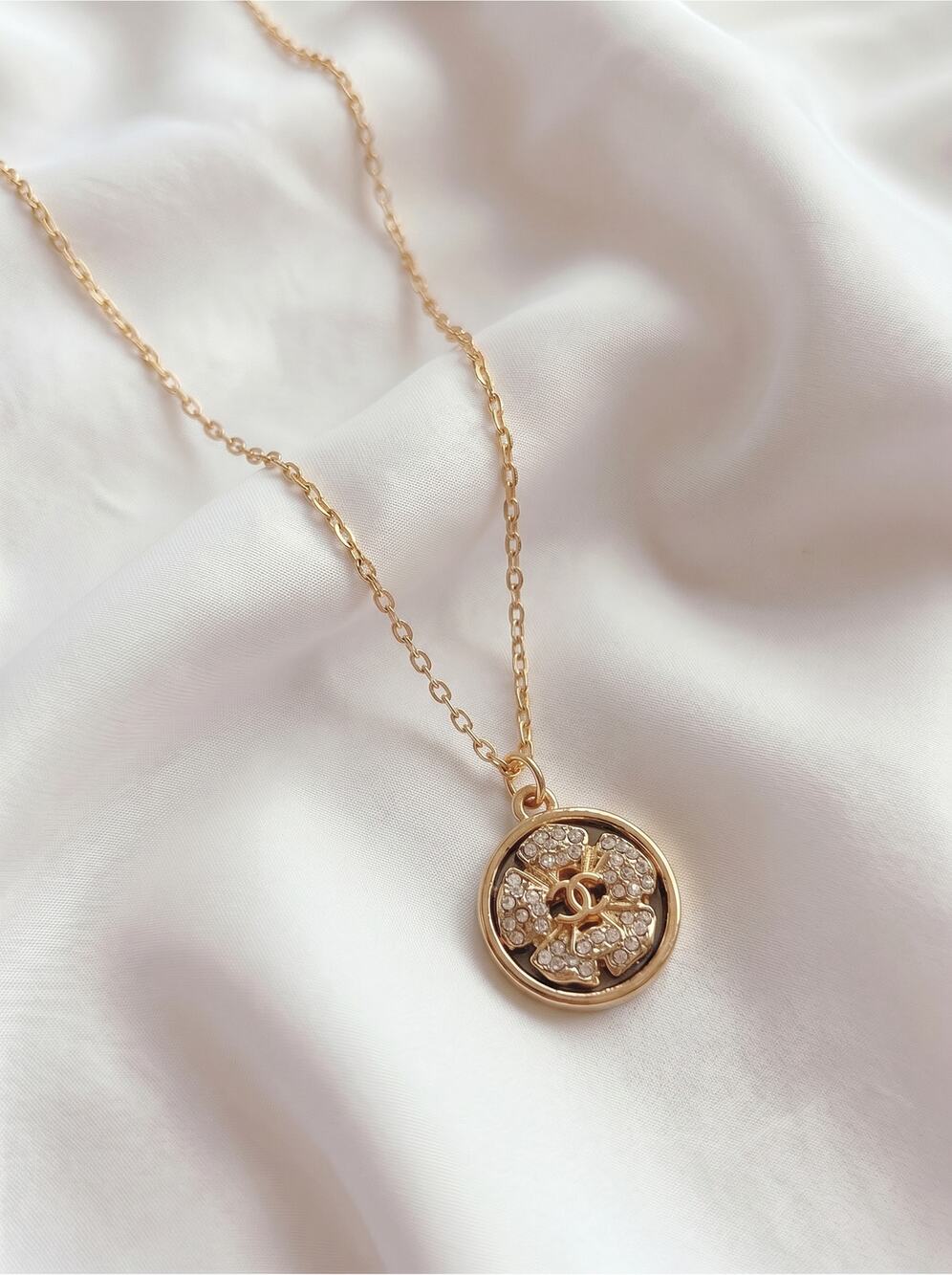 ✨ Vintage ONLY 1! CHANEL Flower Upcycled Necklace: BOGO Sale! ✨